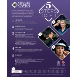 Charles Owen MS1 Pro Helmet 6 Charles Owen MS1 Pro Helmet -Ovatio Horse Shop charlesowen fittingposter 3